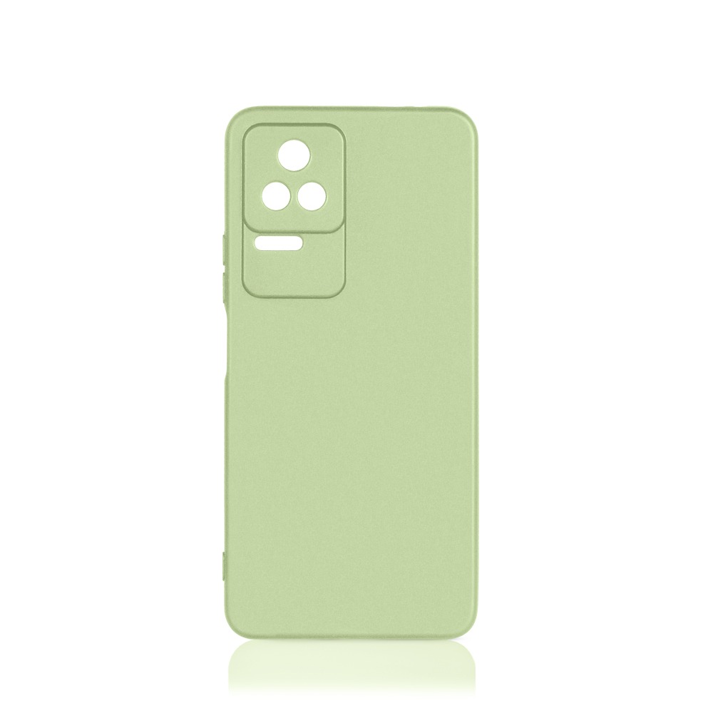 Силиконовый чехол для Poco F4 (5G) DF (light green)