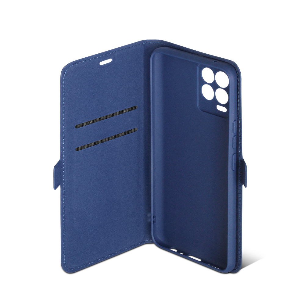 Чехол с флипом для Realme 8/8 Pro DF rmFlip-17 (blue)