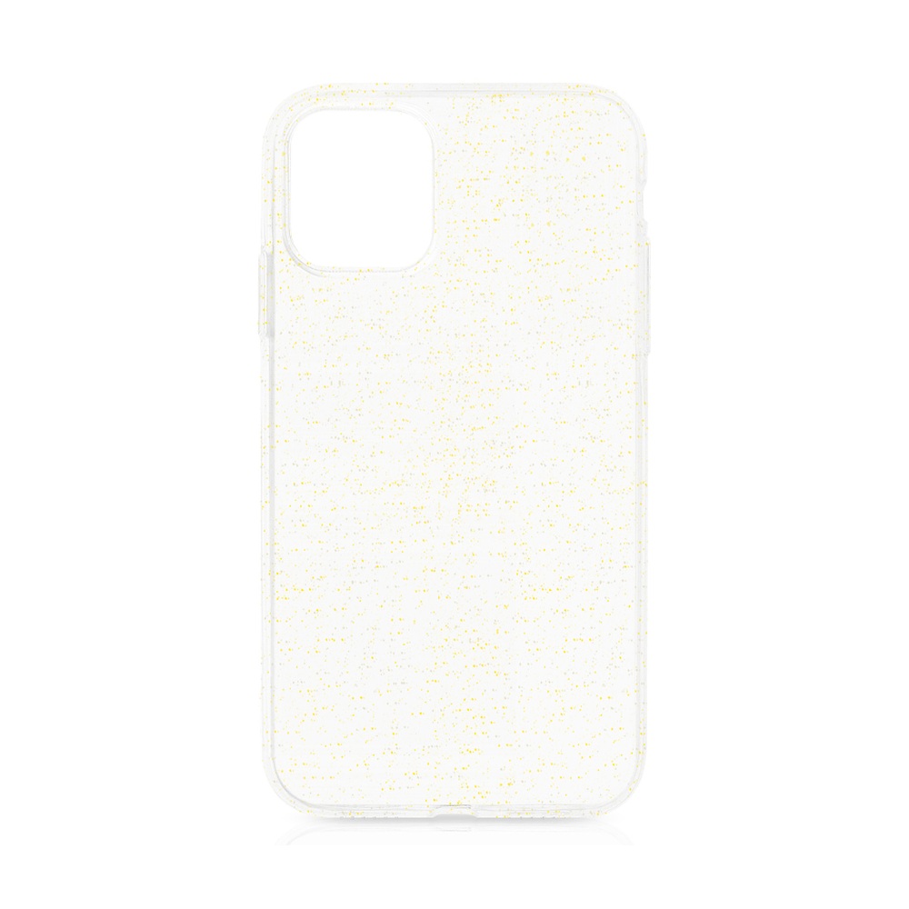 Силиконовый чехол с блестками для iPhone 13 DF