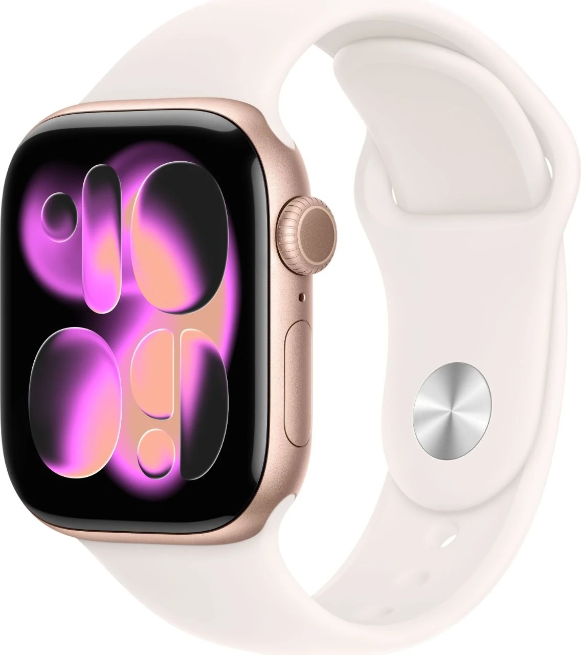 Apple Watch Series 11 42mm Rose Gold Sport Band (S/M)