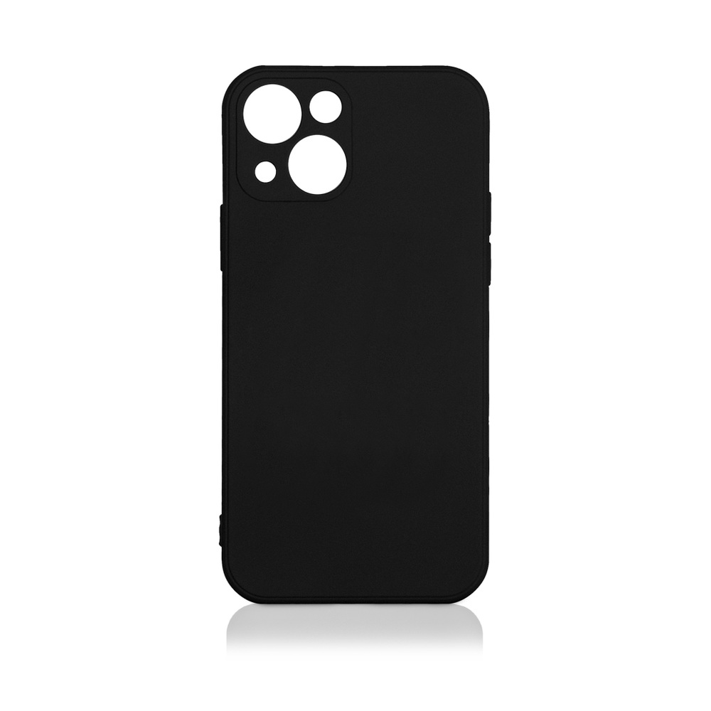 Силиконовый чехол для iPhone 13 DF (black)