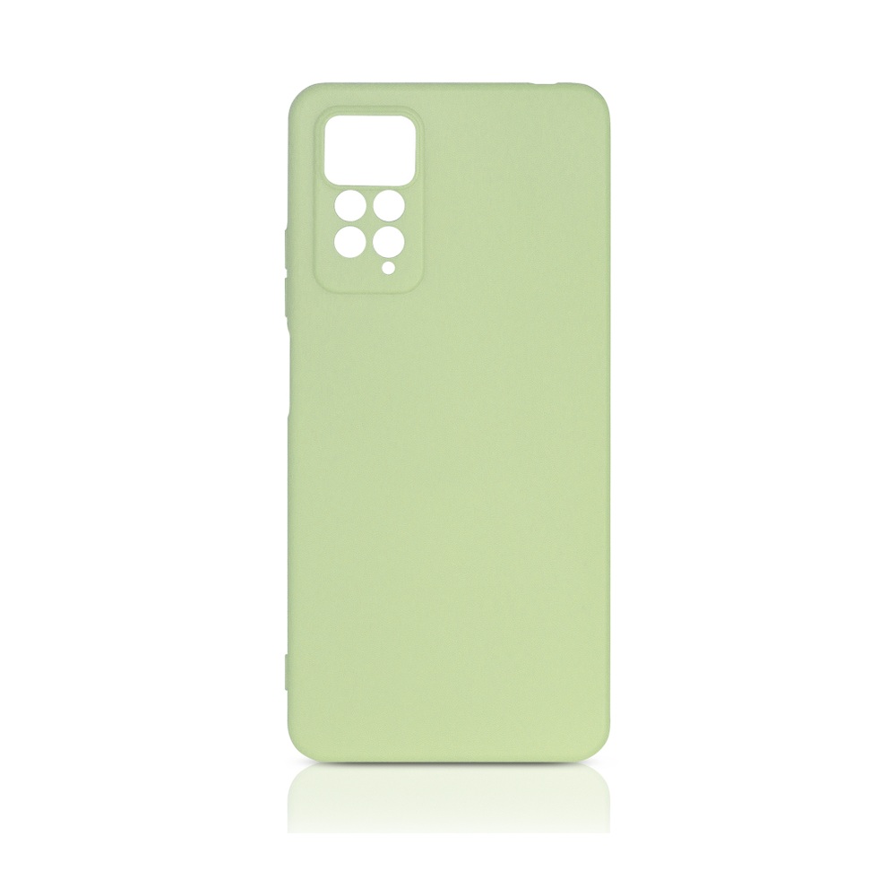 Силиконовый чехол для Xiaomi Redmi Note 11 Pro/ 11 Pro 5G DF xiCase-62 (light green)