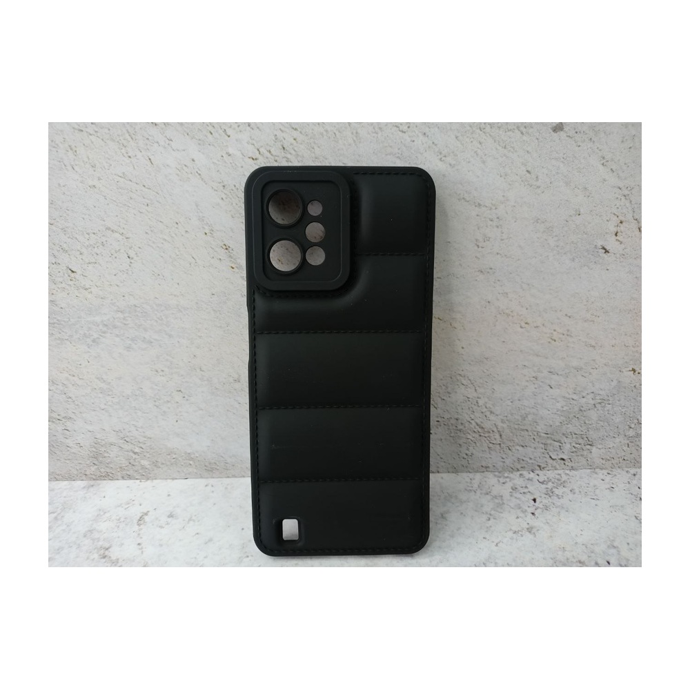 Силиконовый чехол (дутый) для Realme C31 DF rmJacket-02 (black)