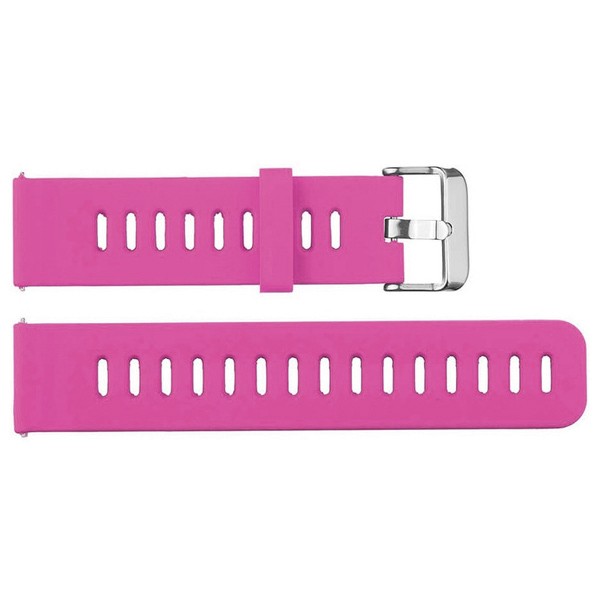 Сменный браслет 20мм (Amazfit GTR 42mm, Bip, Haylou LS01, LS02) однотонный (Розовый)