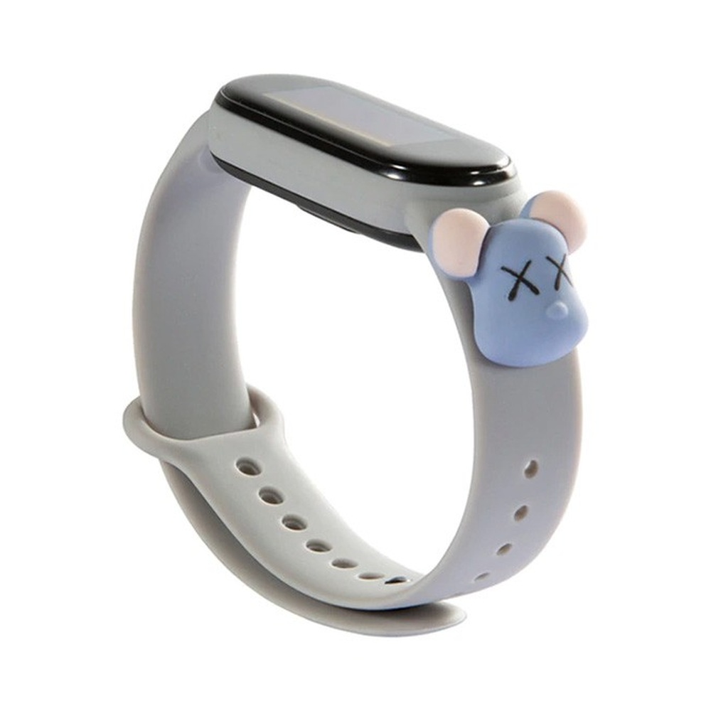 Сменный браслет Xiaomi Mi Band 5 Cartoon (KAWS Gray)
