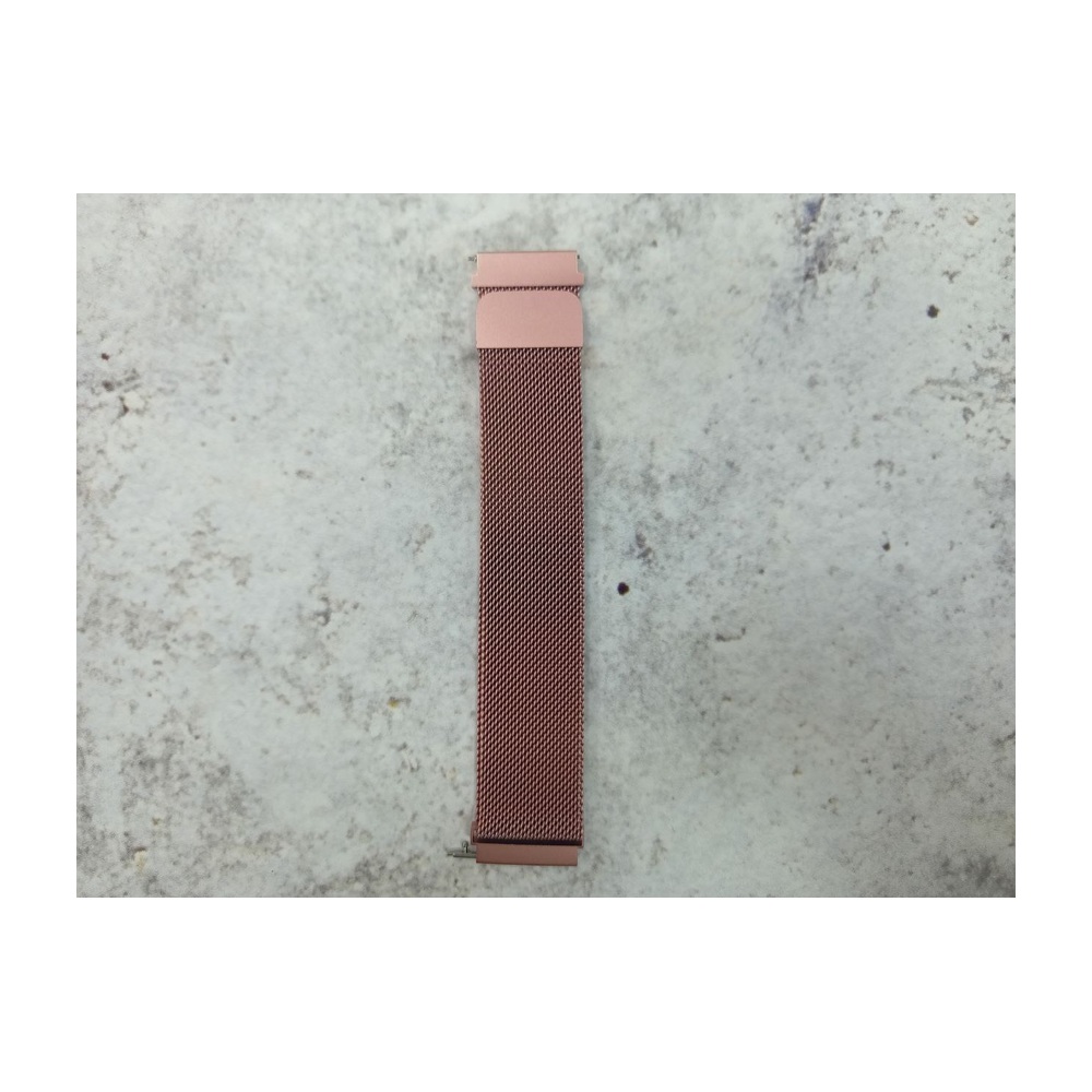 Ремешок миланский металлический 22мм (Rose Pink)