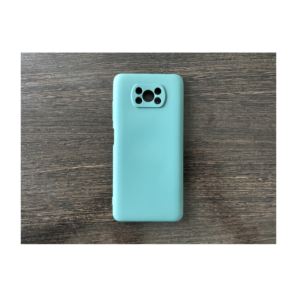 Силиконовый чехол для POCO X3 (Зеленый)