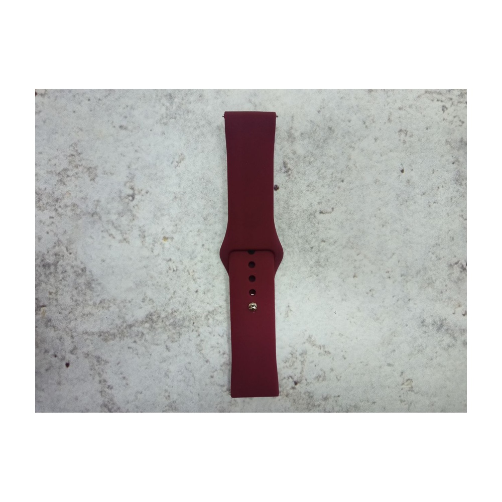Ремешок силиконовый 22мм (Burgundy)