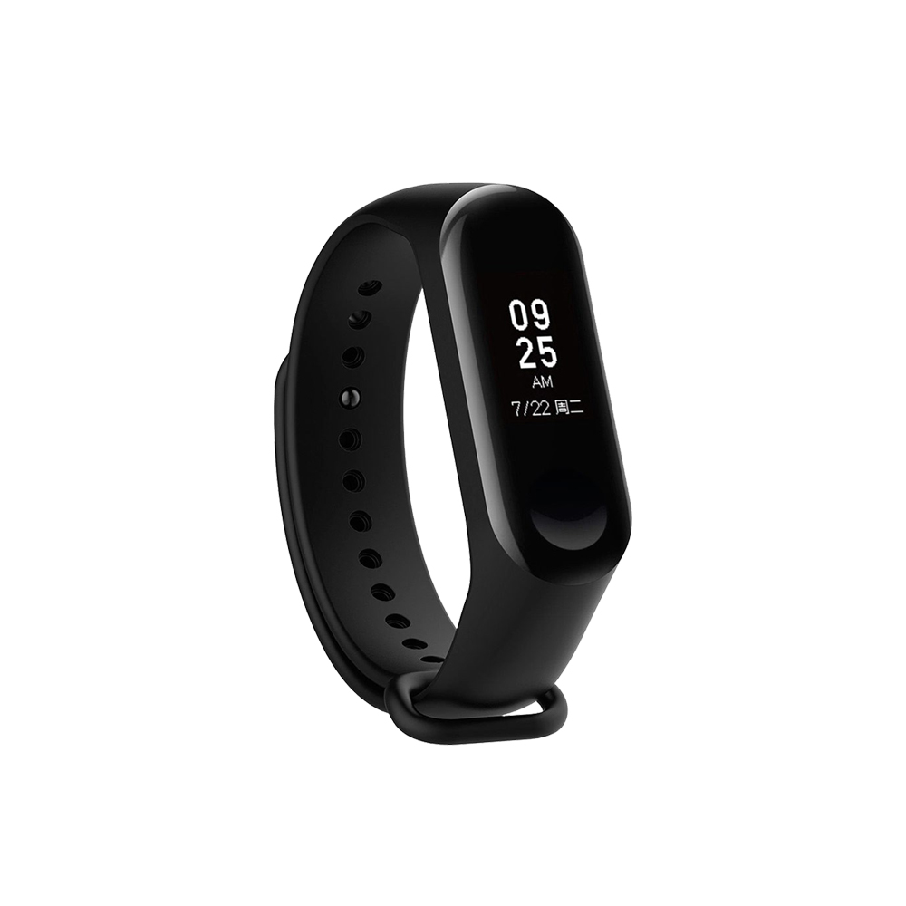 Ремешок классический силиконовый для Xiaomi Mi Band 3/4 DF