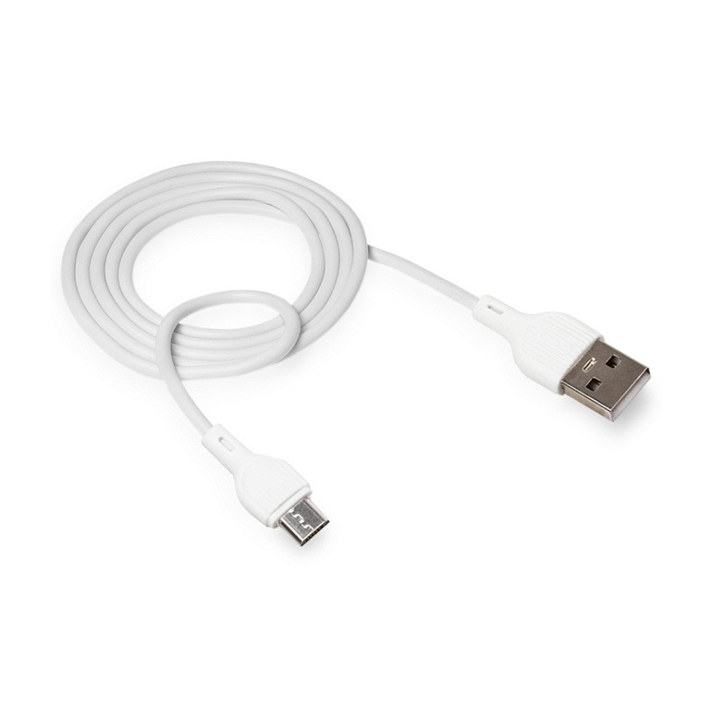 Кабель USB-A — Micro-USB XO 2.1А белый 2 м