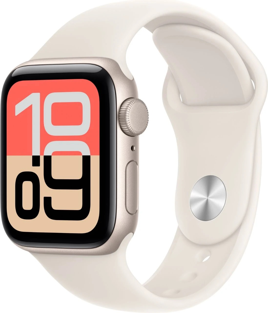 Apple Watch SE 3 (2025) 44mm Starlight Sport Band (S/M)