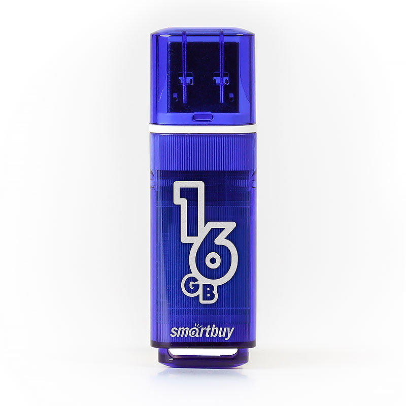 Флеш накопитель USB 3.0 32Gb SmarBuy Glossy Dark Blue