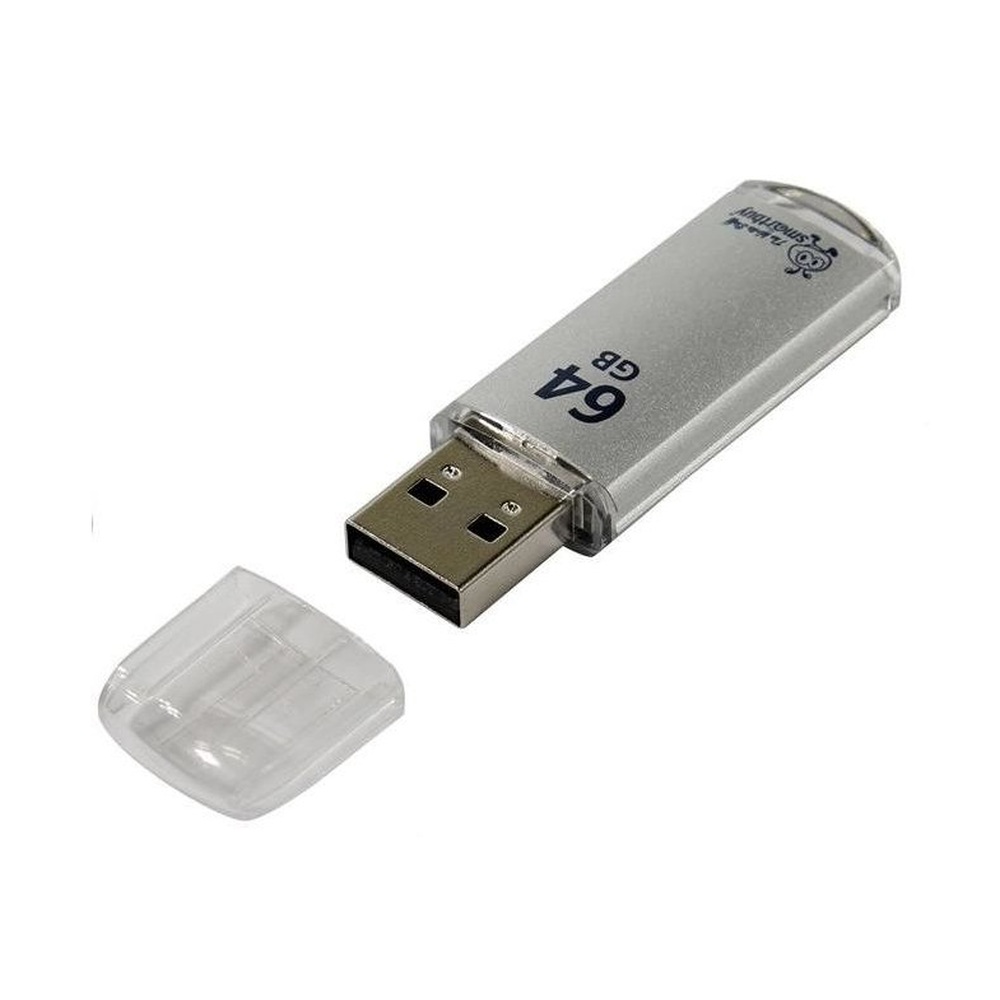USB-накопитель SmartBuy V-Cut 64 ГБ USB 3.0 (Silver)