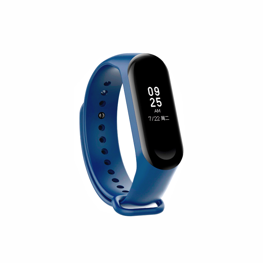 Ремешок классический силиконовый для Xiaomi Mi Band 3/4 DF