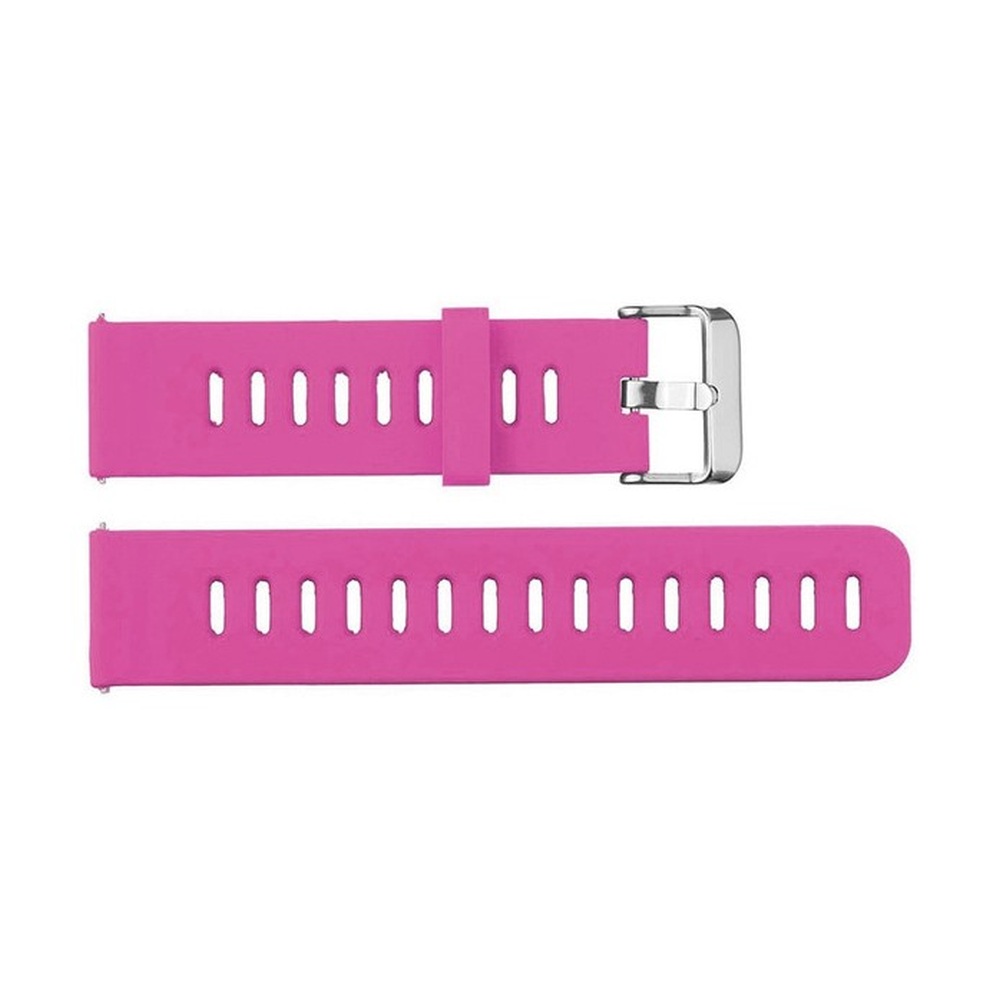 Сменный браслет 20мм (Amazfit GTR 42mm, Bip, Haylou LS01, LS02) однотонный (Розовый)