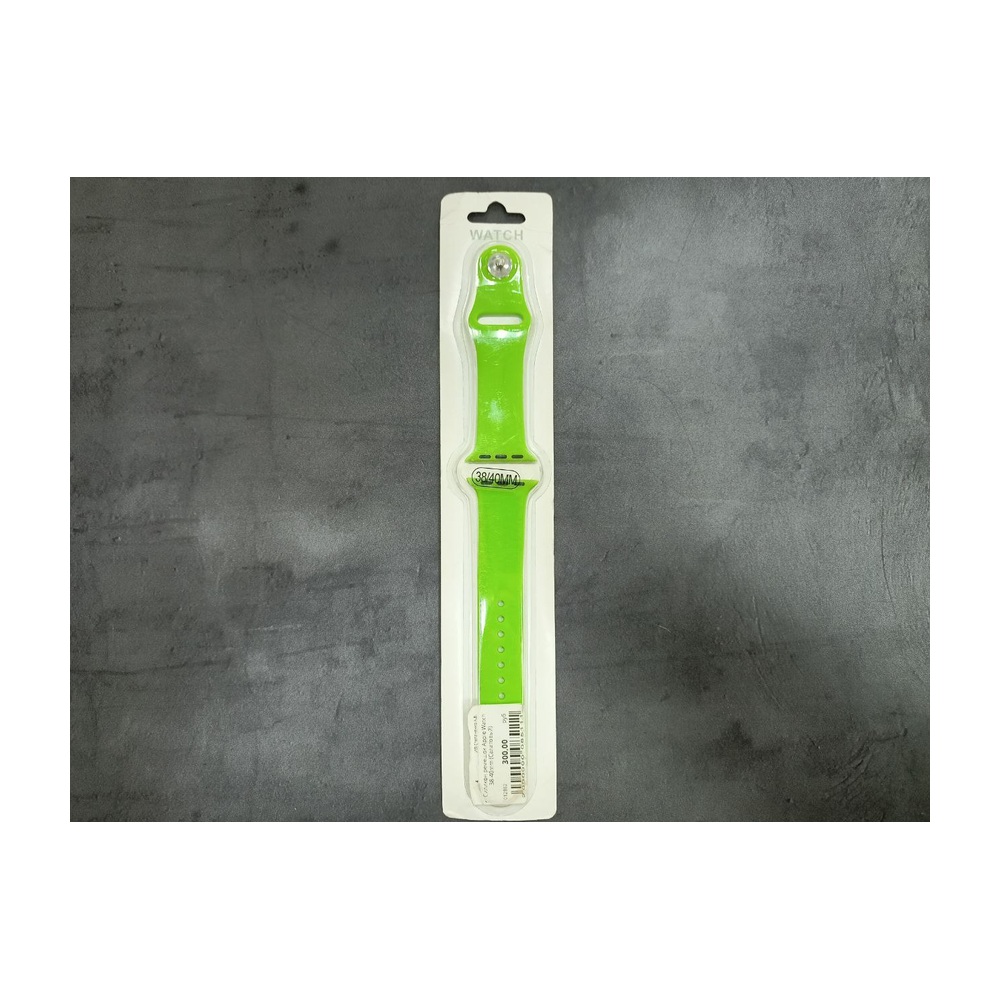 Силикон ремешок Apple Watch 38-40mm (Салатовый)