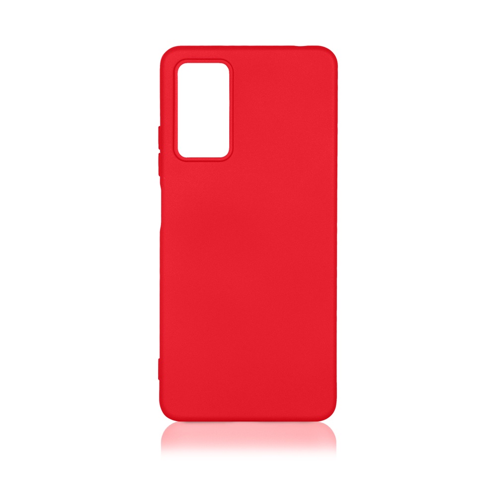 Силиконовый чехол с микрофиброй для Xiaomi Redmi Note 11 Pro/ 11 Pro 5G DF xiOriginal-27 (red)