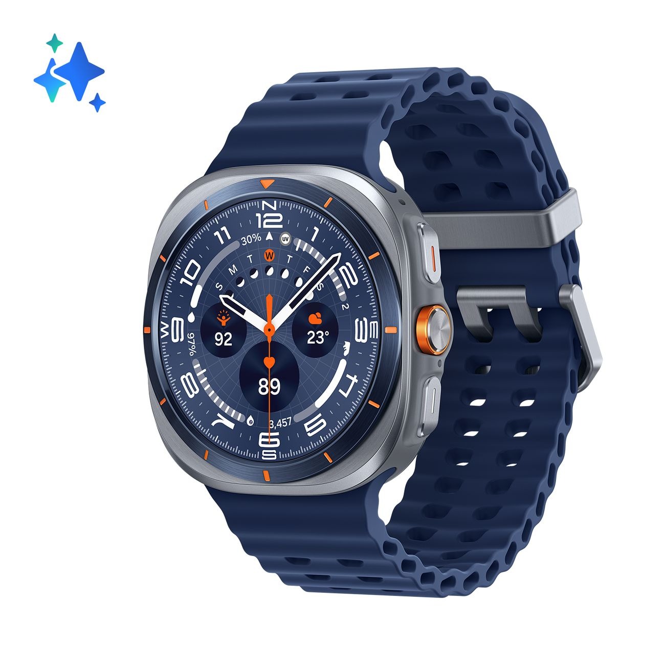 Смарт-часы Samsung Galaxy Watch Ultra 47mm LTE 2025 синий титан