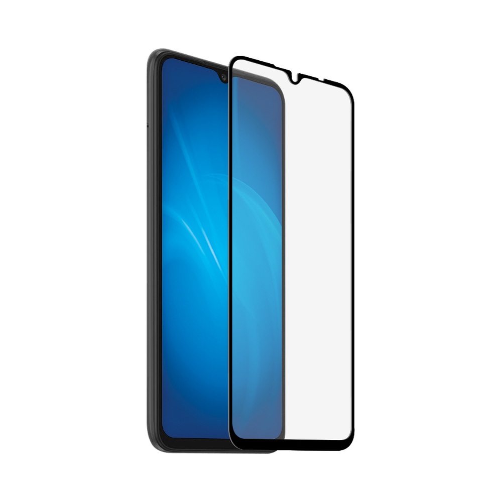 Закаленное стекло ANTI-SPY с цветной рамкой (fullscreen+fullglue) для Xiaomi Redmi 9A/9C DF xiAntiSpy-01 (black)