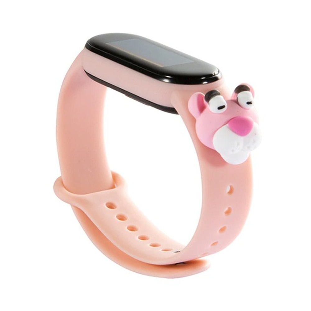 Сменный браслет Xiaomi Mi Band 5 Cartoon (Pink Panter)