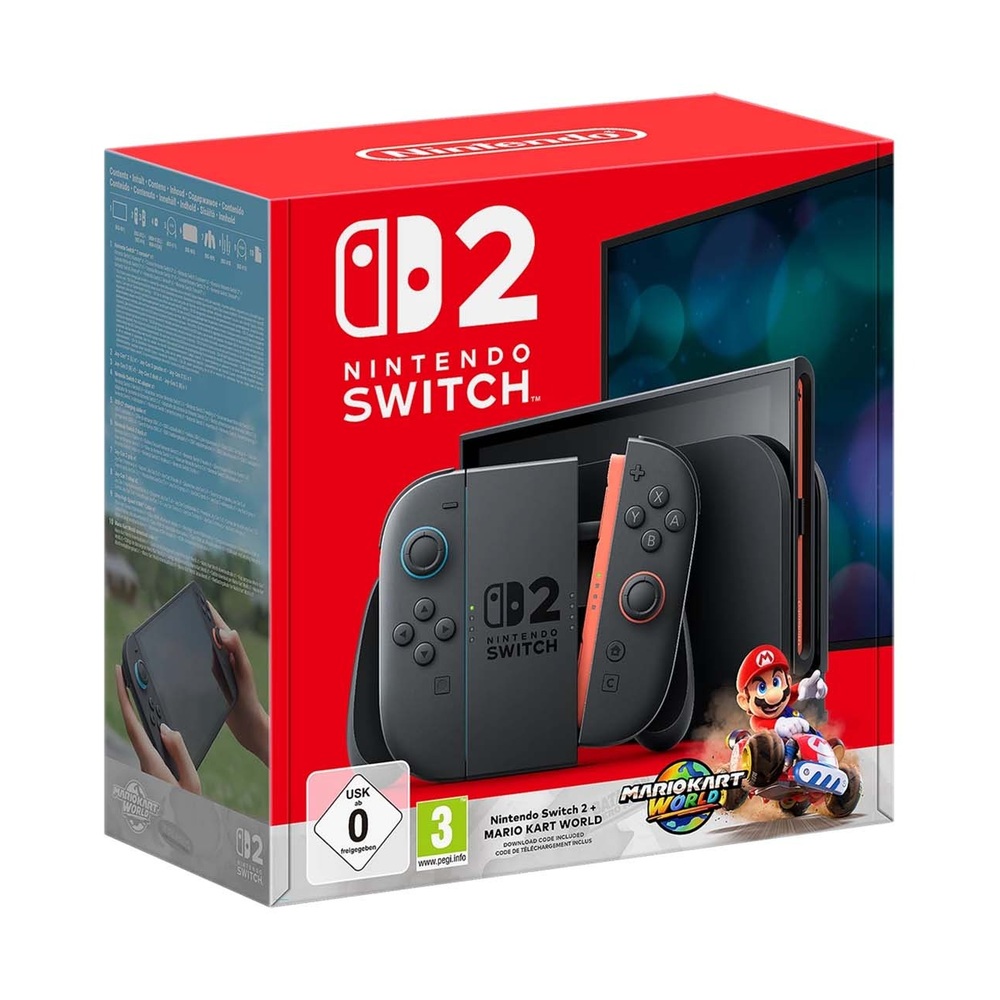 Портативная игровая консоль Nintendo Switch 2 + Mario Kart World