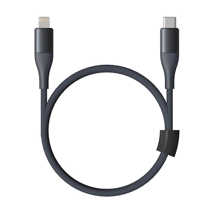 Кабель Type-C/Lightning SOLOVE 100 см 20W PD (Dark Grey)