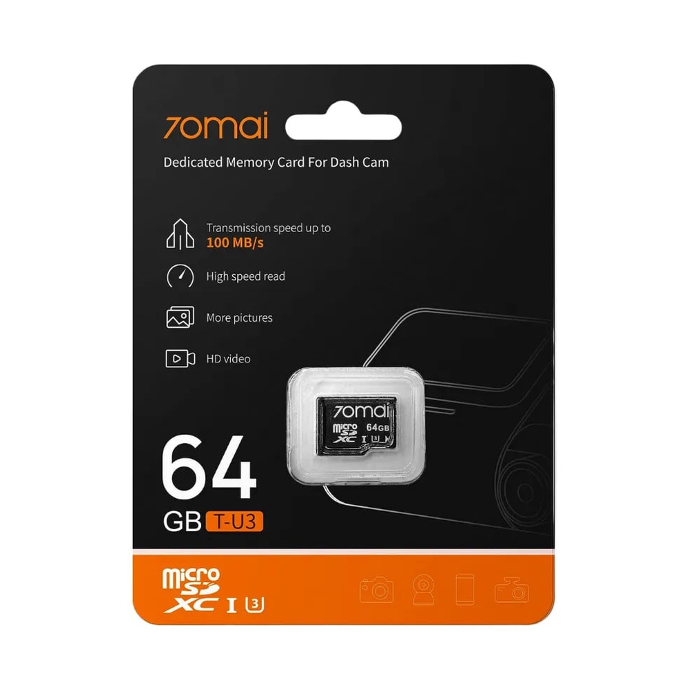 Карта памяти 70mai microSDXC 64 ГБ