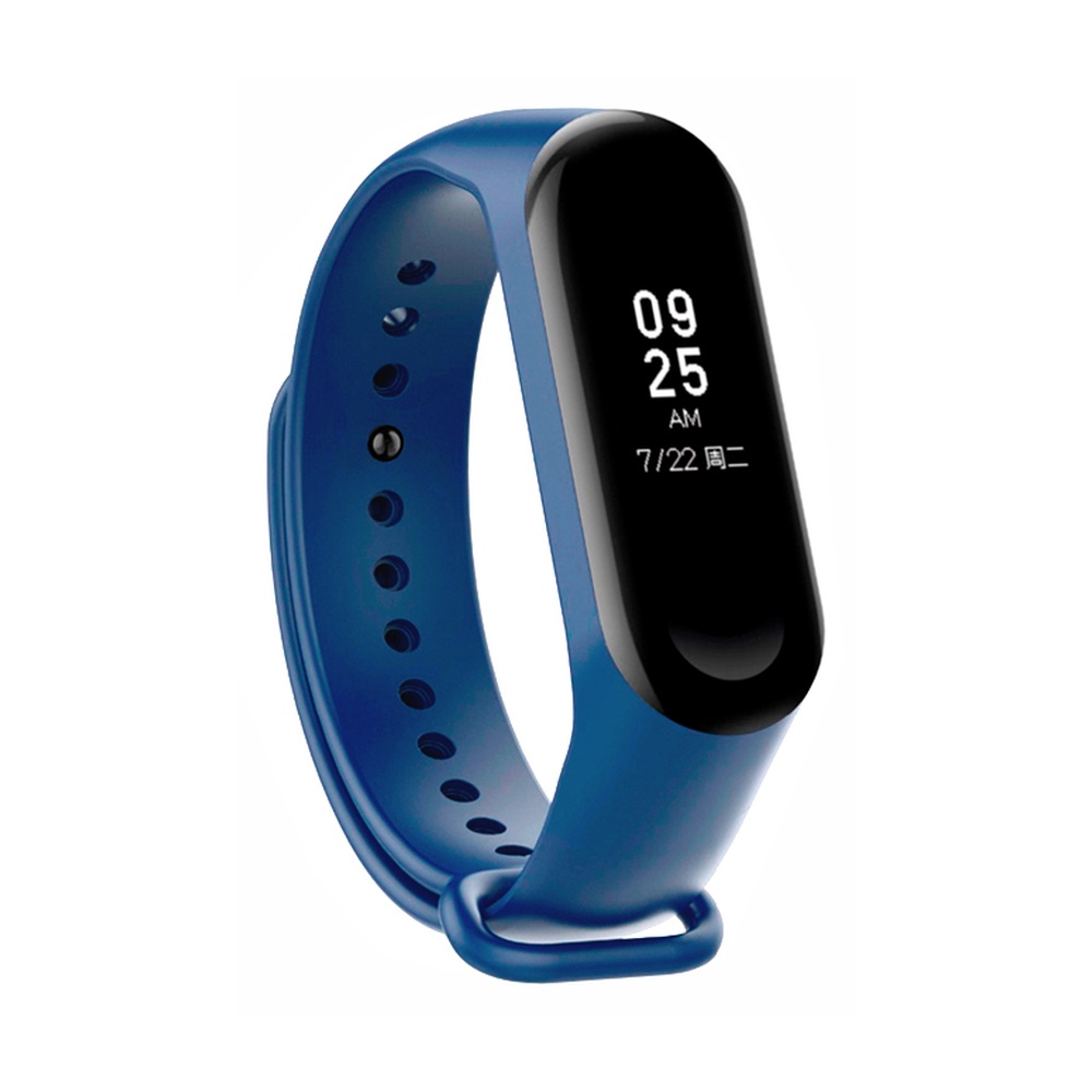 Ремешок классический силиконовый для Xiaomi Mi Band 3/4 DF
