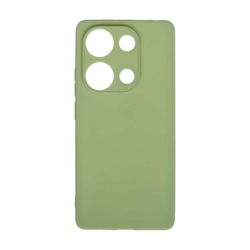 Силиконовый чехол для Poco M6 Pro (4G)/Xiaomi Redmi Note 13 Pro (4G) DF (light green)
