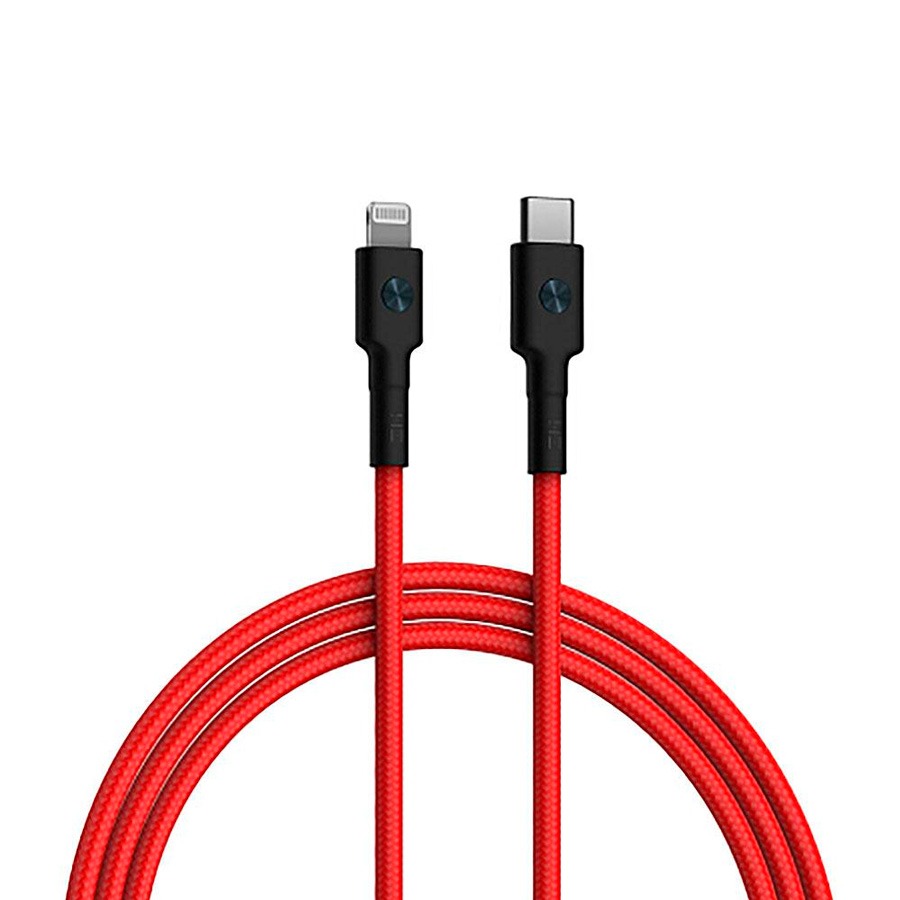 Кабель ZMI AL873K, USB Type-C, Lightning, 1м (Красный)