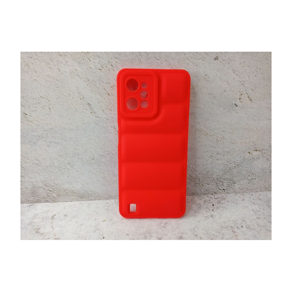 Силиконовый чехол (дутый) для Realme C31 DF rmJacket-02 (red)