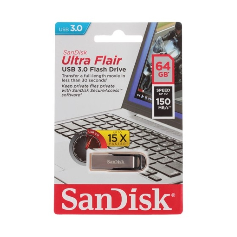 USB-накопитель SanDisk CZ73 Ultra Flair 64 ГБ USB 3.0