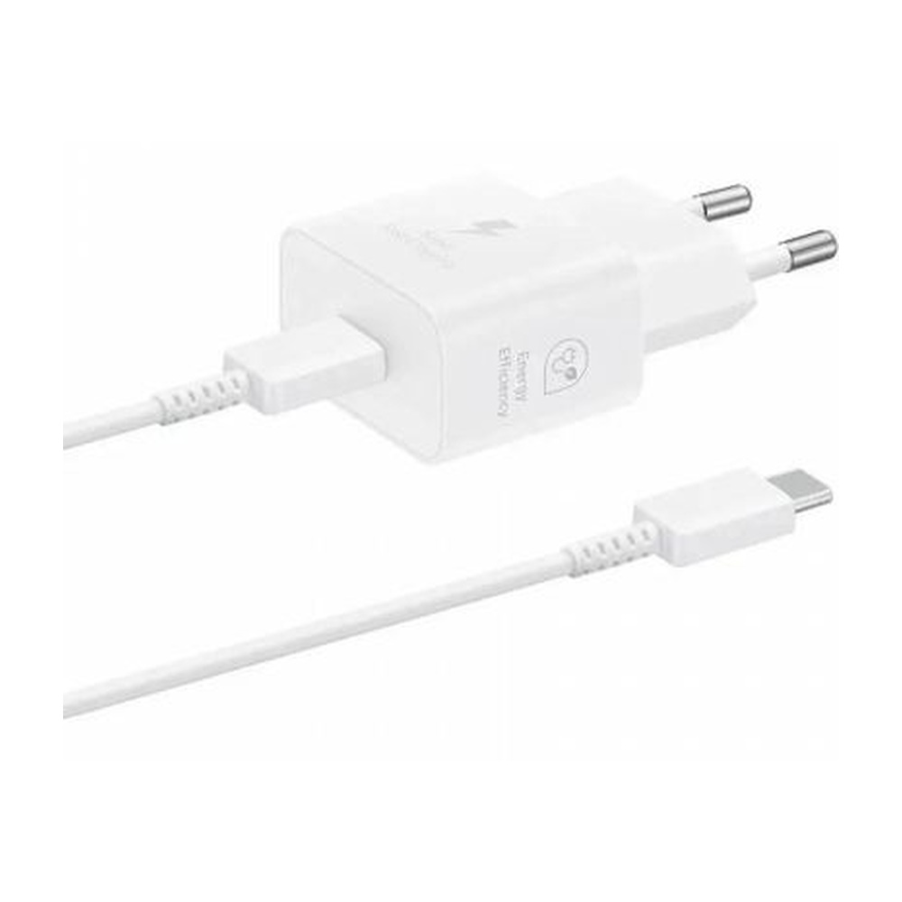 Зарядное устройство Samsung 25W Type-C (White) с кабелем