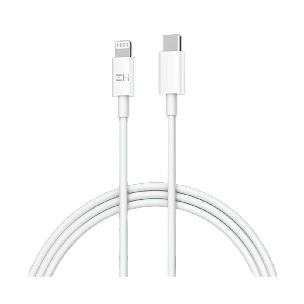 Кабель USB-C — Lightning ZMI AL870C MFI белый 1м