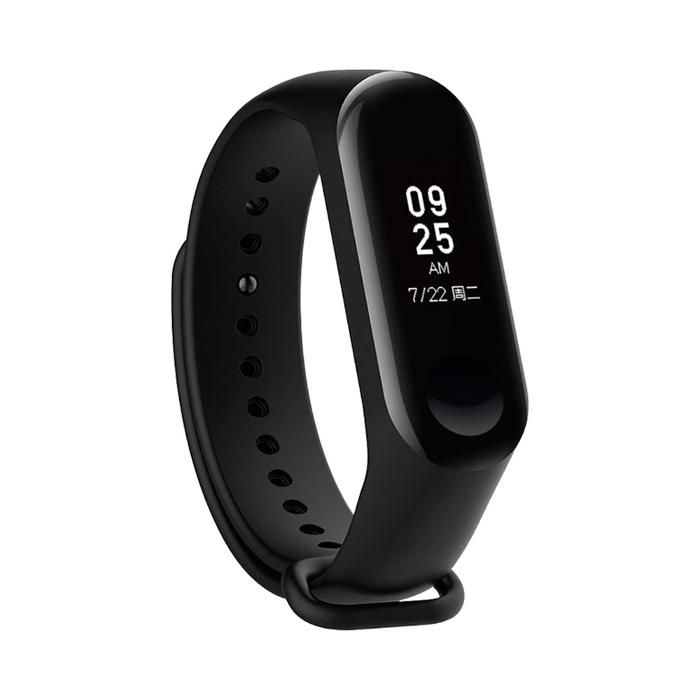 Ремешок классический силиконовый для Xiaomi Mi Band 3/4 DF
