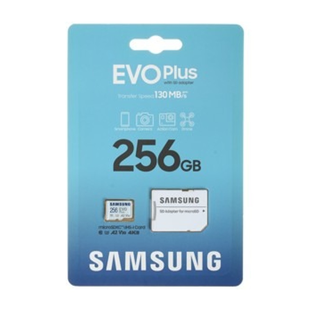 Карта памяти Samsung microSDXC EVO Plus 256 ГБ