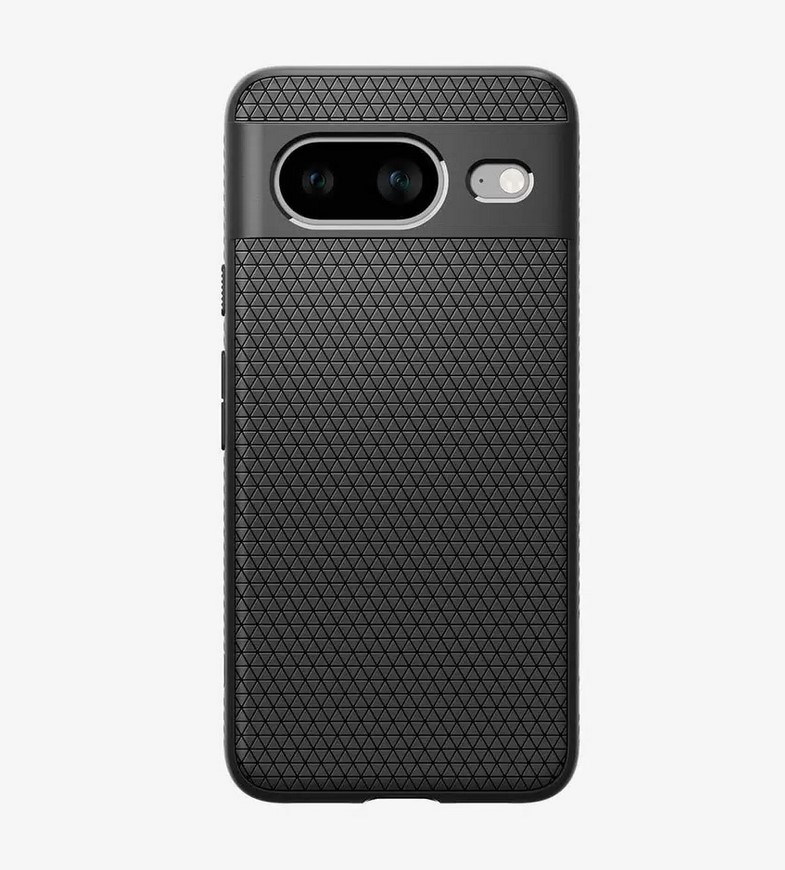 Силиконовый чёрный чехол Spigen для Google Pixel 8