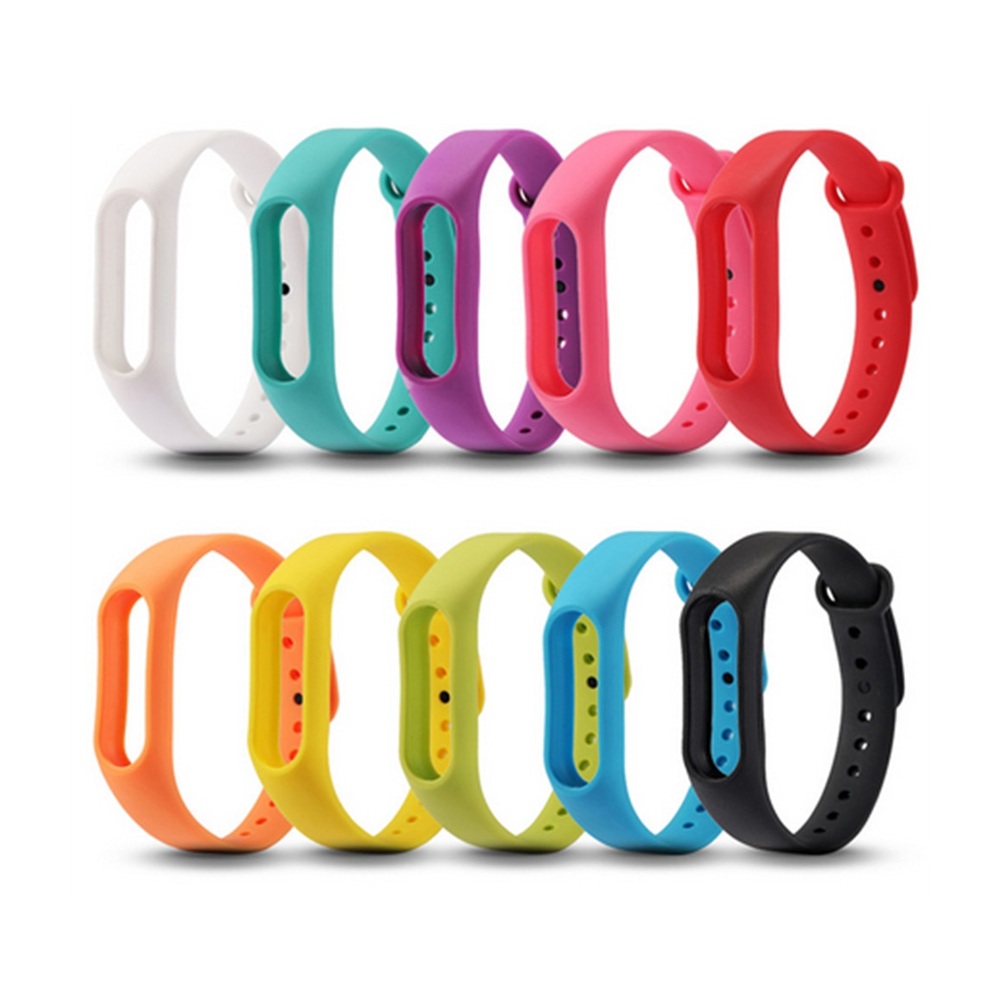 Сменный браслет Xiaomi Mi Band 2 (однотонный)