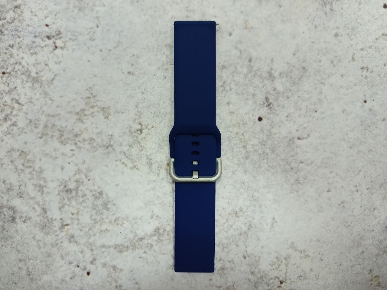 Ремешок силиконовый без кнопки 22мм (Navy Blue)
