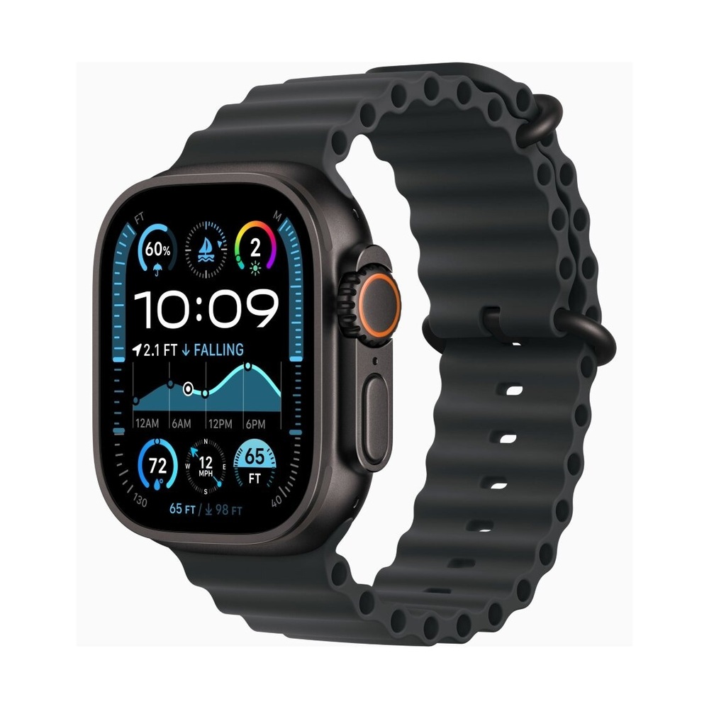 Смарт-часы Apple Watch Ultra 2 49mm Black Titanium Case with Ocean Band Black