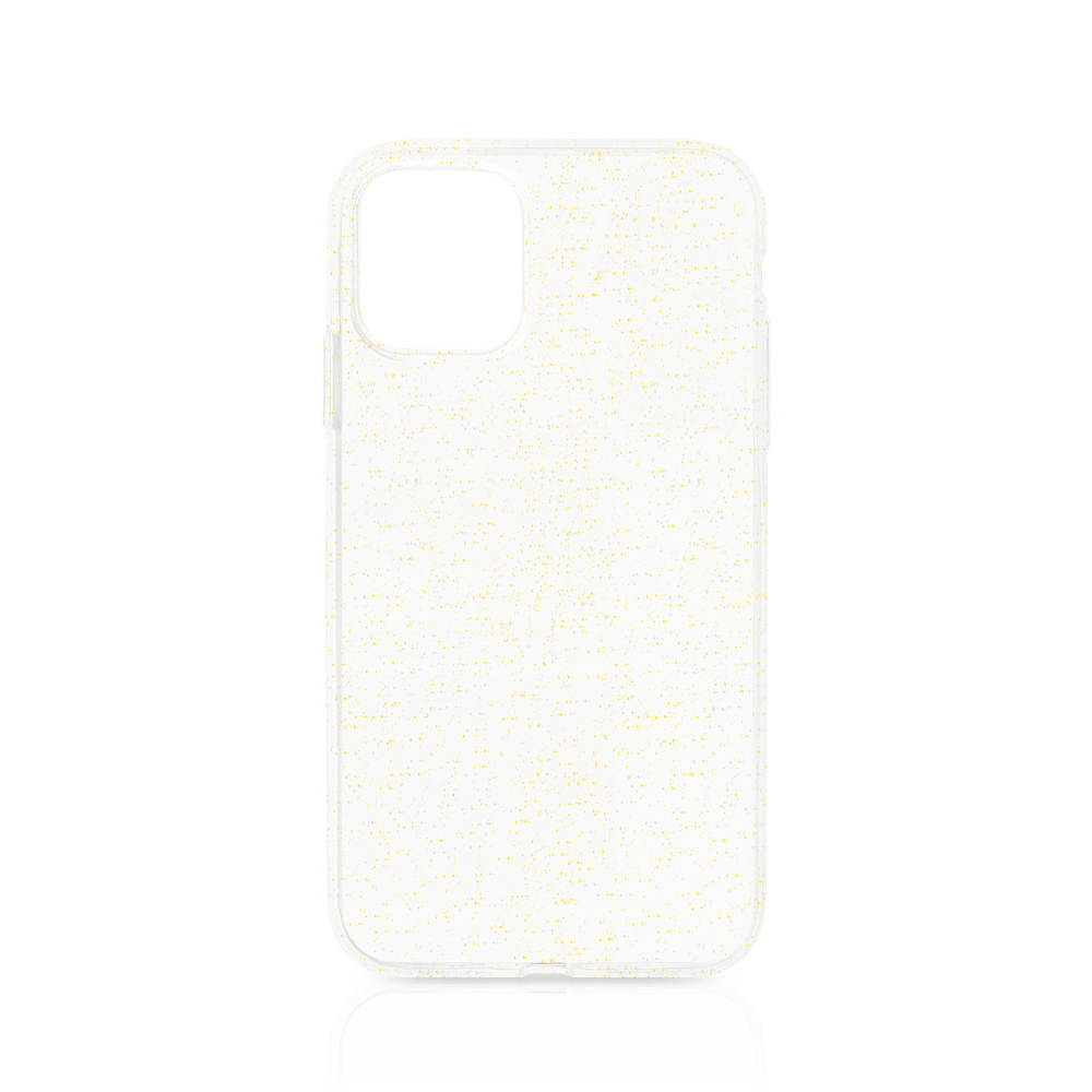 Силиконовый чехол с блестками для iPhone 13 DF