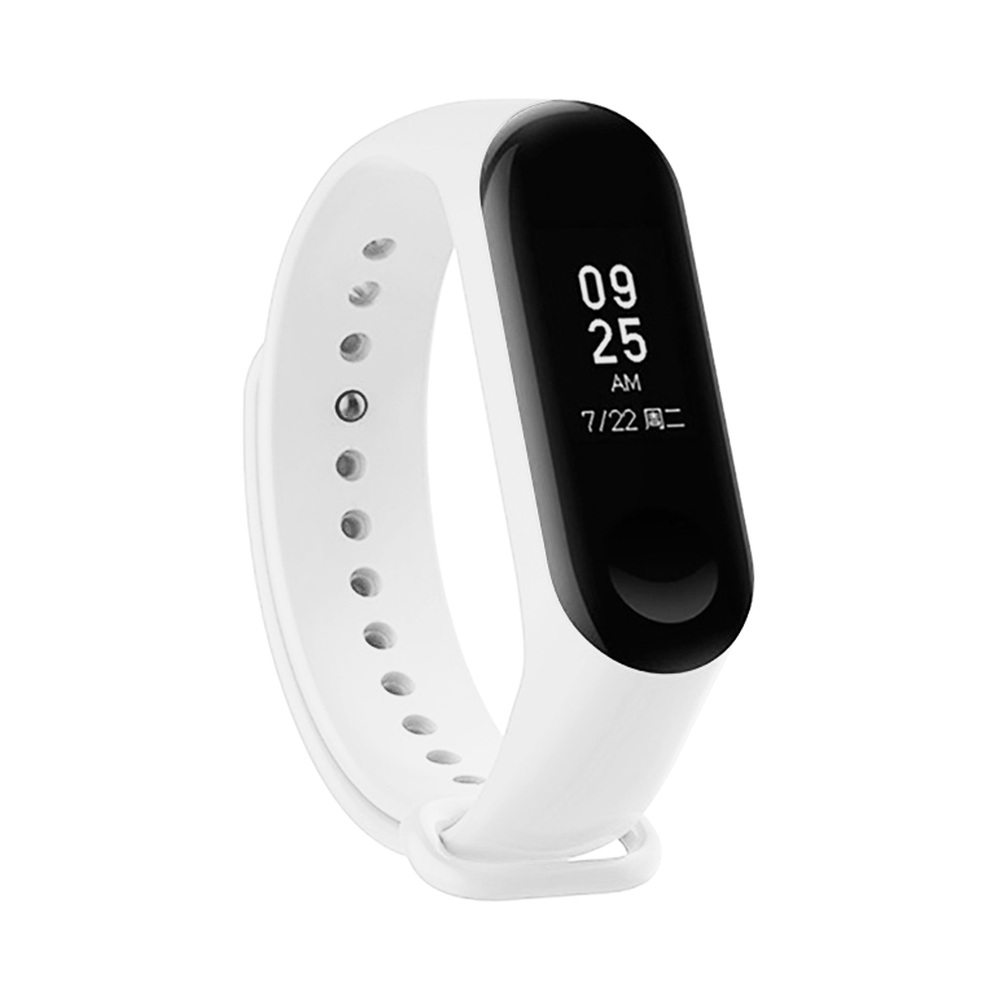 Ремешок классический силиконовый для Xiaomi Mi Band 3/4 DF