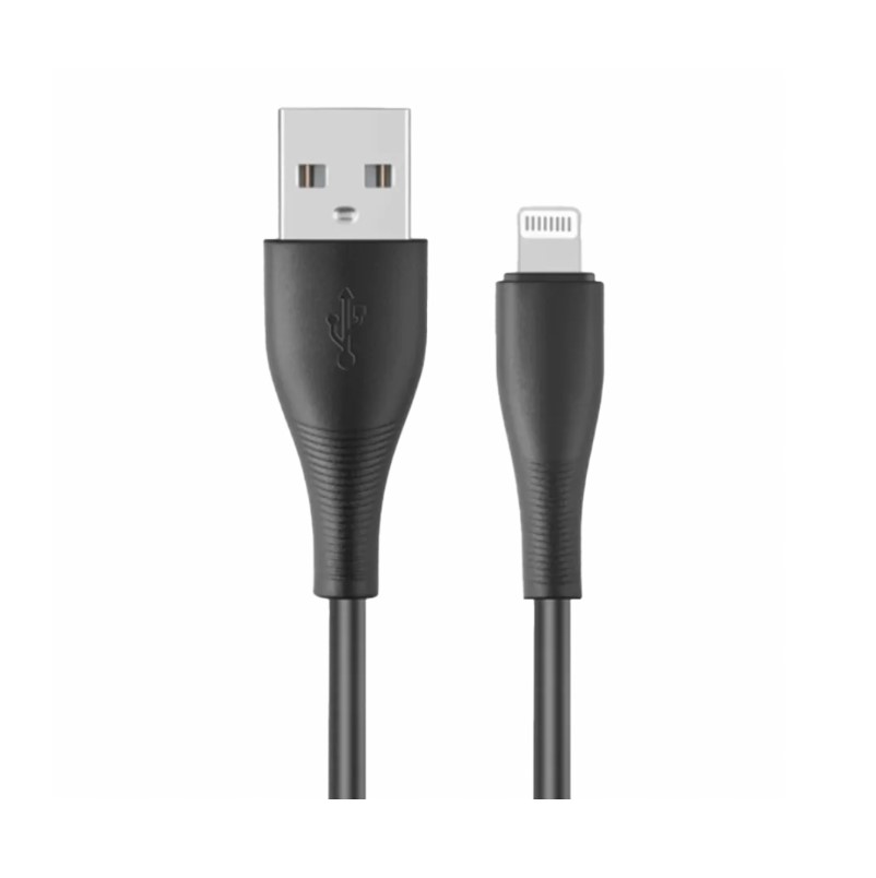Кабель Stellarway USB-A/Lightning 2,4А (Черный)