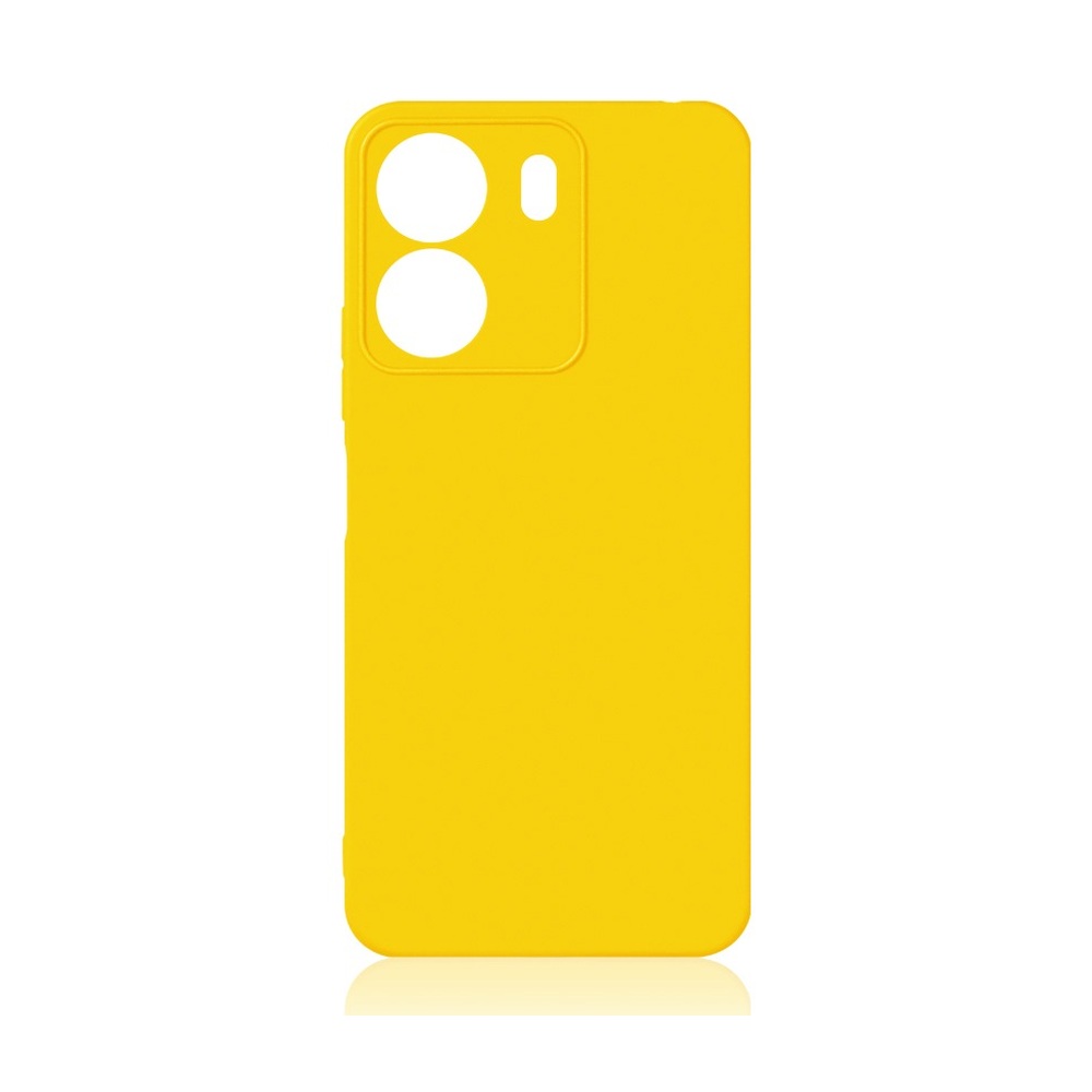 Силиконовый чехол для Xiaomi Redmi 13C/Poco C65 DF (yellow)