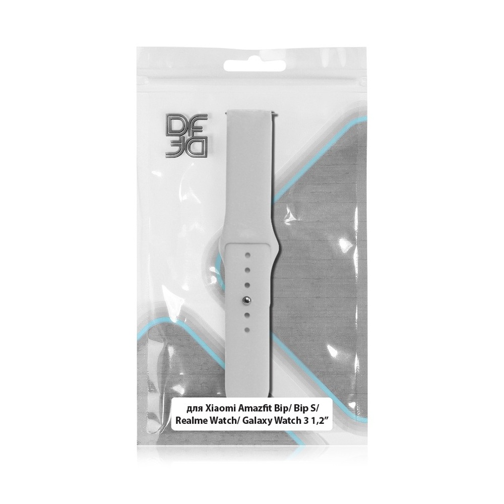 Универсальный классический ремешок 20 мм DF xiClassicband-01 (white)