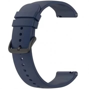 Ремешок силиконовый без кнопки 20мм (Navy Blue)