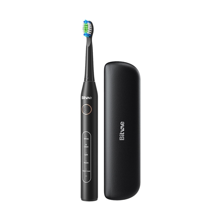 Электрическая зубная щетка Bitvae D2 Daily Toothbrush с футляром черная
