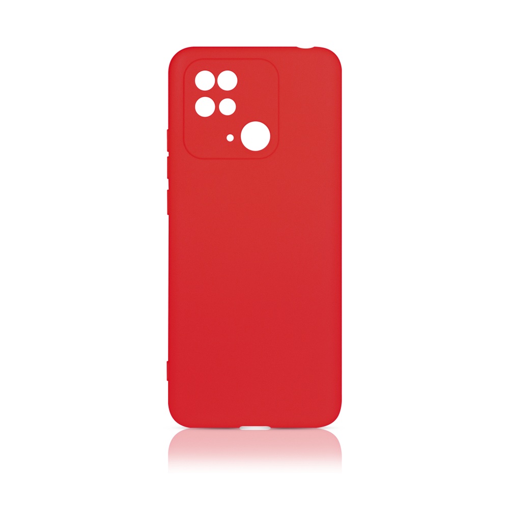 Силиконовый чехол для Xiaomi Redmi 10C DF xiCase-64 (red)