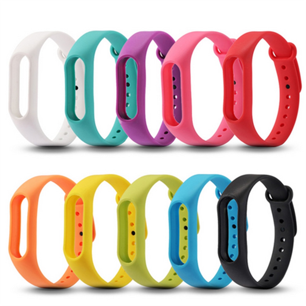 Сменный браслет Xiaomi Mi Band 2 (однотонный)