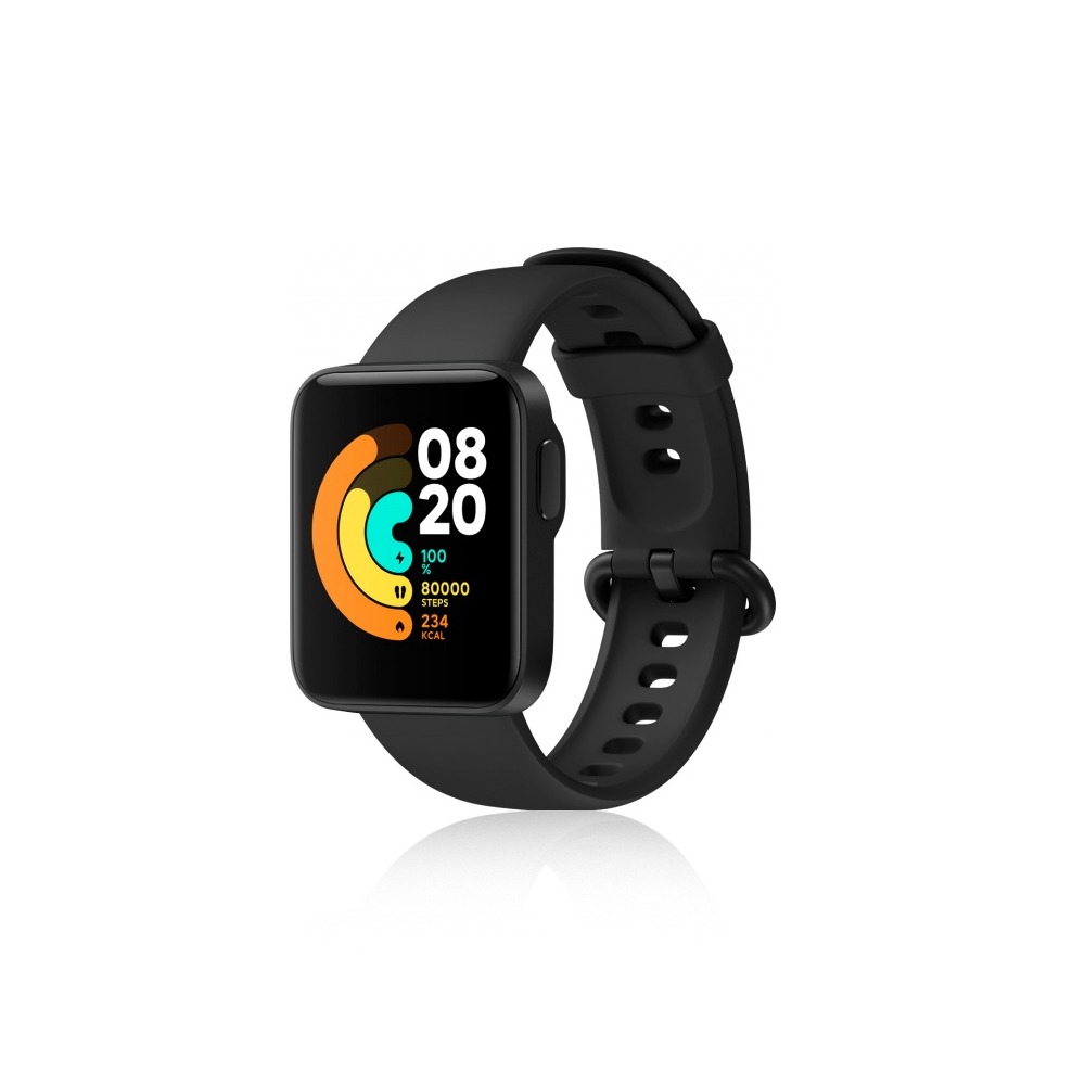 Ремешок классический силиконовый для Xiaomi Mi Watch Lite DF xiClassicband-06 (черный)